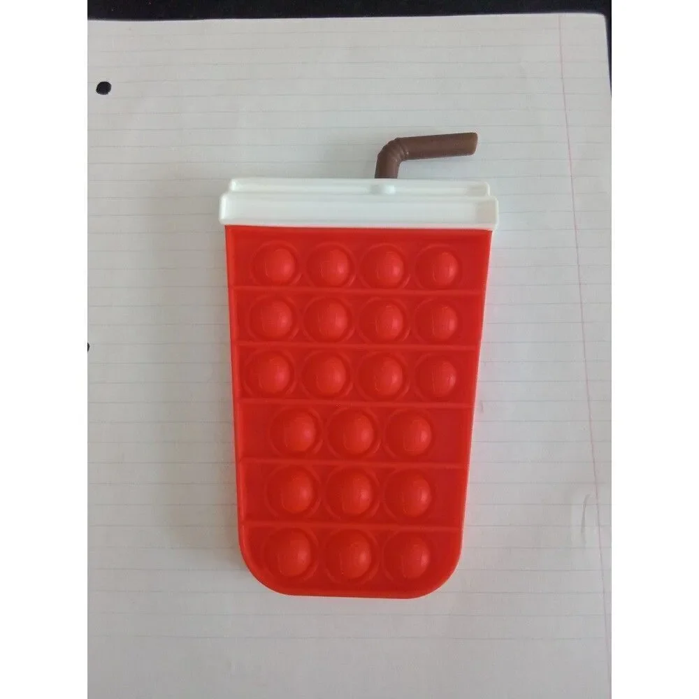 Fidget Toy Soda Drink Cup Silicone Sensory Pop